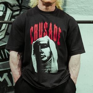 NWT Sunday Mass heavy oversized Crusade tshirt Size Medium